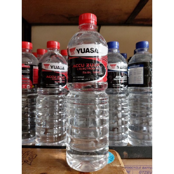AIR AKI ELEKTROLIT ACCU ZUUR 1 LITER YUASA ORIGINAL