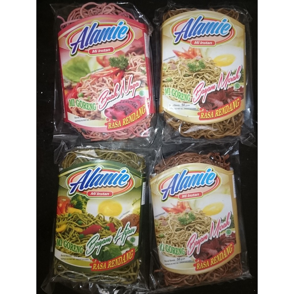 

Mie Goreng Rendang Alamie Mie Sayur Non MSG