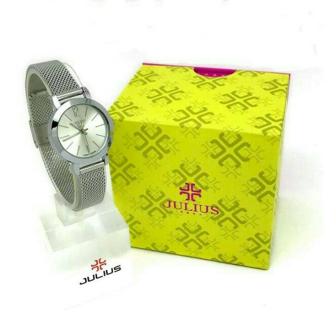 Julius Korea Ori JA732 / JA-732 Jam Tangan Wanita Korea Remaja Wanita Stainless