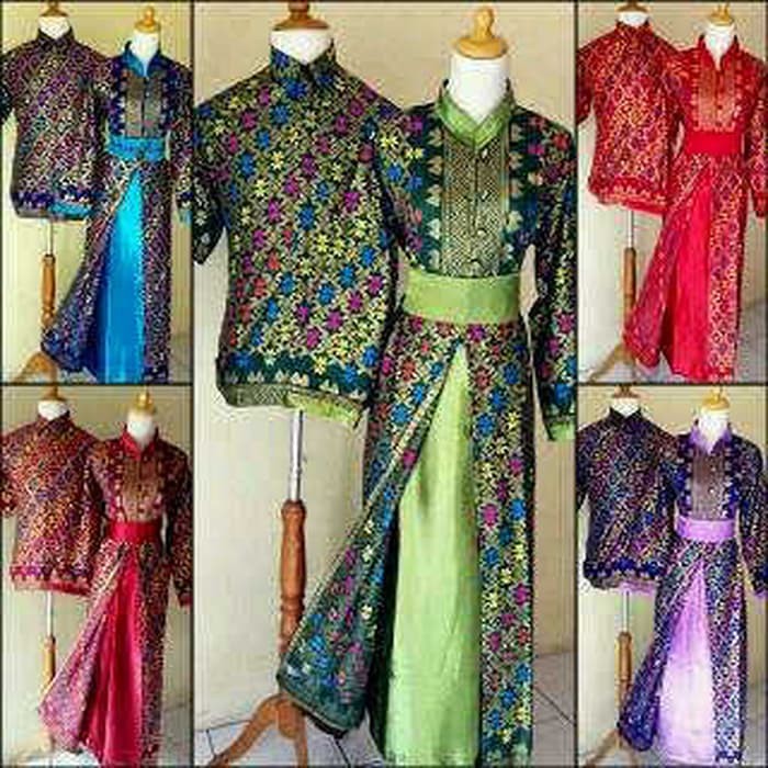 SARIMBIT BATIK GAMIS  MODERN PEKALONGAN (PRIMIS SONGKET+SATIN)