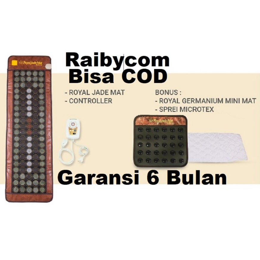 Royal Jade Mat ASLI ORIGINAL Matras Kesehatan Ori BONUS Royal Germanium Mini Mat & Alas Matras