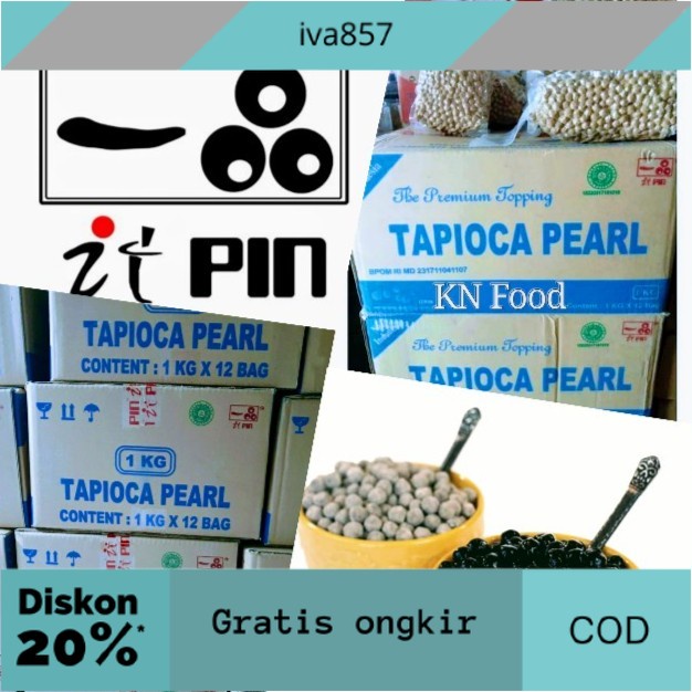 

PROMO KHUSUS GOJEK GRAB Jual Tapioca Pearl 1 Dus Murah-1 Dus Bubble Tapioca GRATIS ONGKIR