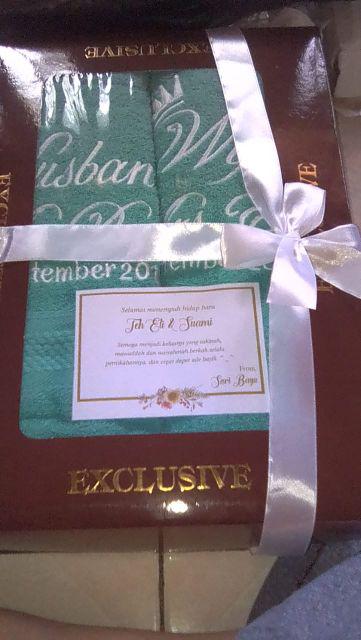Promo Gift Box Couple 2pcs Handuk Dewasa
