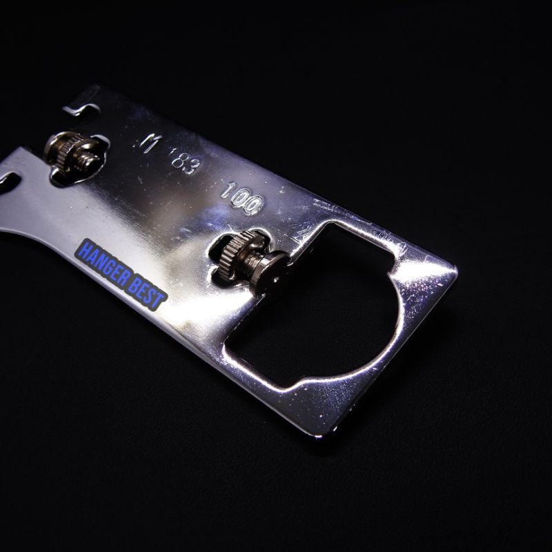 Bracket Pipa Multifungsi 10 cm Stainless Steel Daun Braket H10 - G10