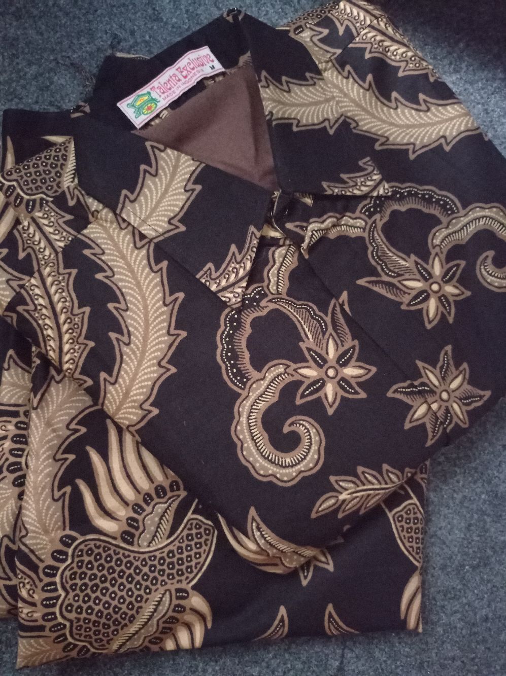 Kemeja Batik Prabu Bahan Katun Baturaden Reguler Fit A420