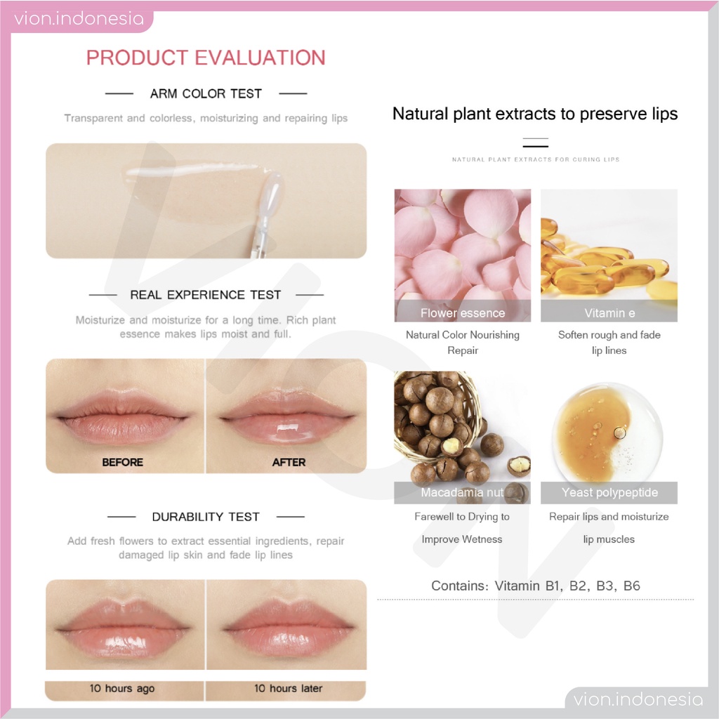 FIT COLORS Capsule Lip Gloss Lip Gel Mini Pelembab Kapsul Bibir Anti Kering Original FC002