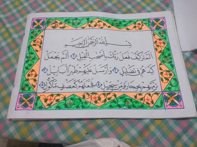 Hiasan Kaligrafi Ukuran A3 Shopee Indonesia