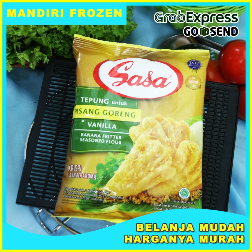 

Tepung SASA Pisang Goreng Vanilla 225gr - Tepung Bumbu