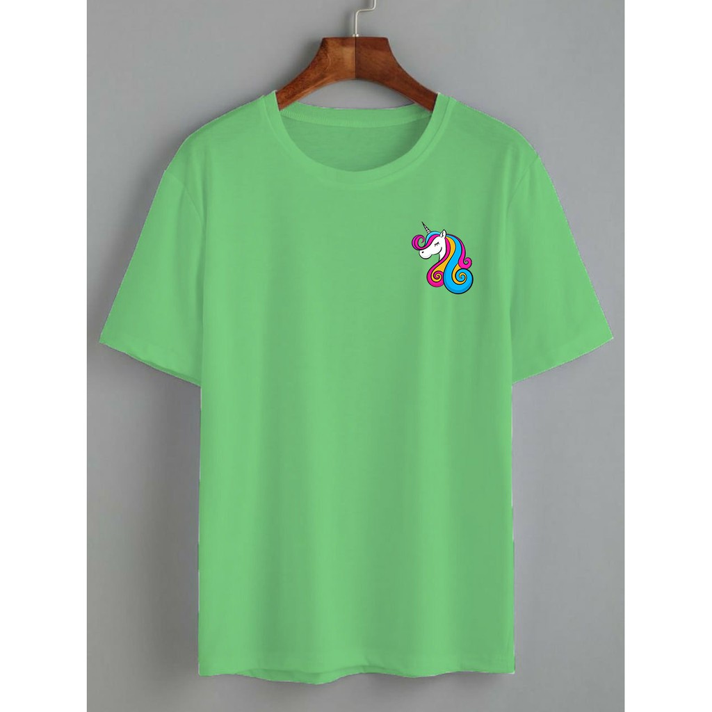 kaos unicorn head / kaos unicorn/ kaos wanita / KATUN 24S