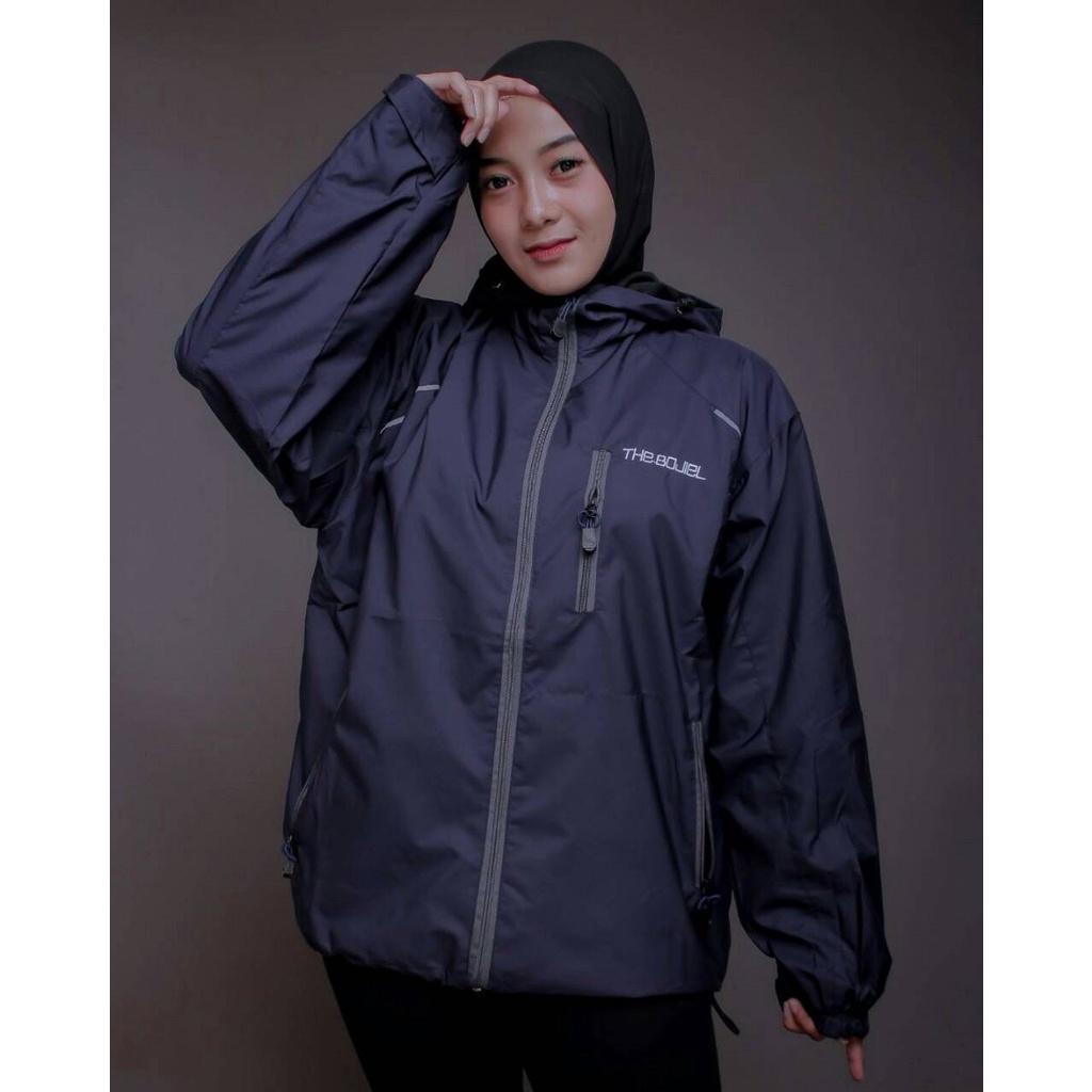 The Bojiel Pleasure Chest - Jaket Outdoor Pria Jaket Parasut Jaket Outdoor Unisex Jaket Distro Jaket Gunung Navy