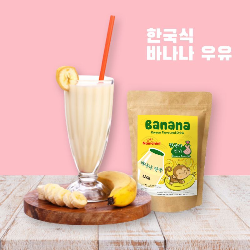 Namchin Uyu Korean Drink Yoghurt/ Banana/ Stawberry 120gr