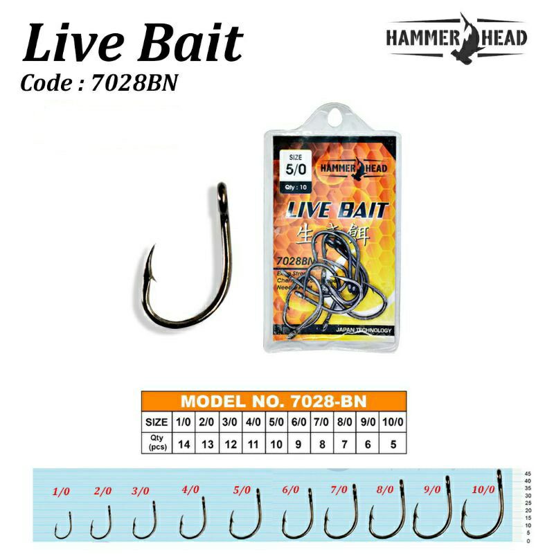 MATA KAIL HAMMERHEAD LIVE BAIT