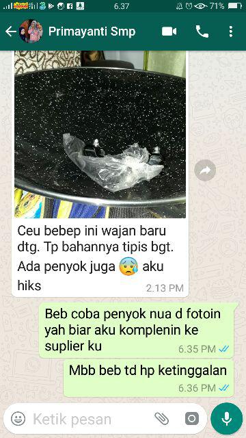 Wajan Royal Wok Enamel 35 Cm/maspion