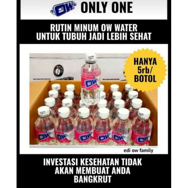 

air oksigen OW water eceran