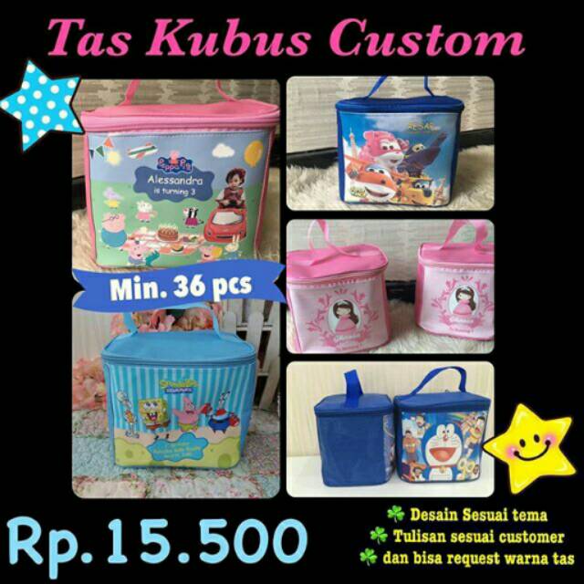 Souvenir Tas Kubus Custom