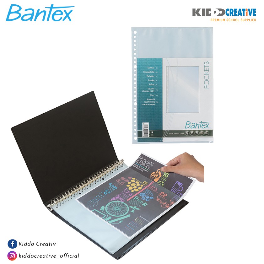 

Bantex B5 - PP Pockets ( 10 sheets )