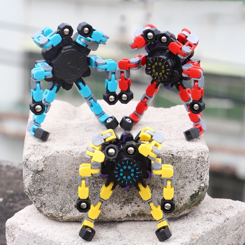 New Deformed Fidget Toys Sensory Spinner For Childrens Antistress Hand Chain Toy Mechanical Action Figure