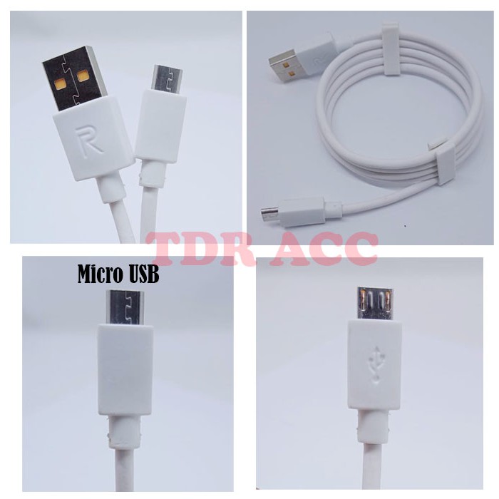 KABEL CHARGER KABEL DATA KABEL CASAN REALME VOOC MICRO FAST CHARGING