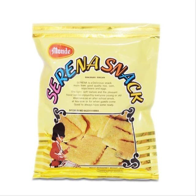 

Monde Serena Snack GOLD Besar [50 gr] GOLD