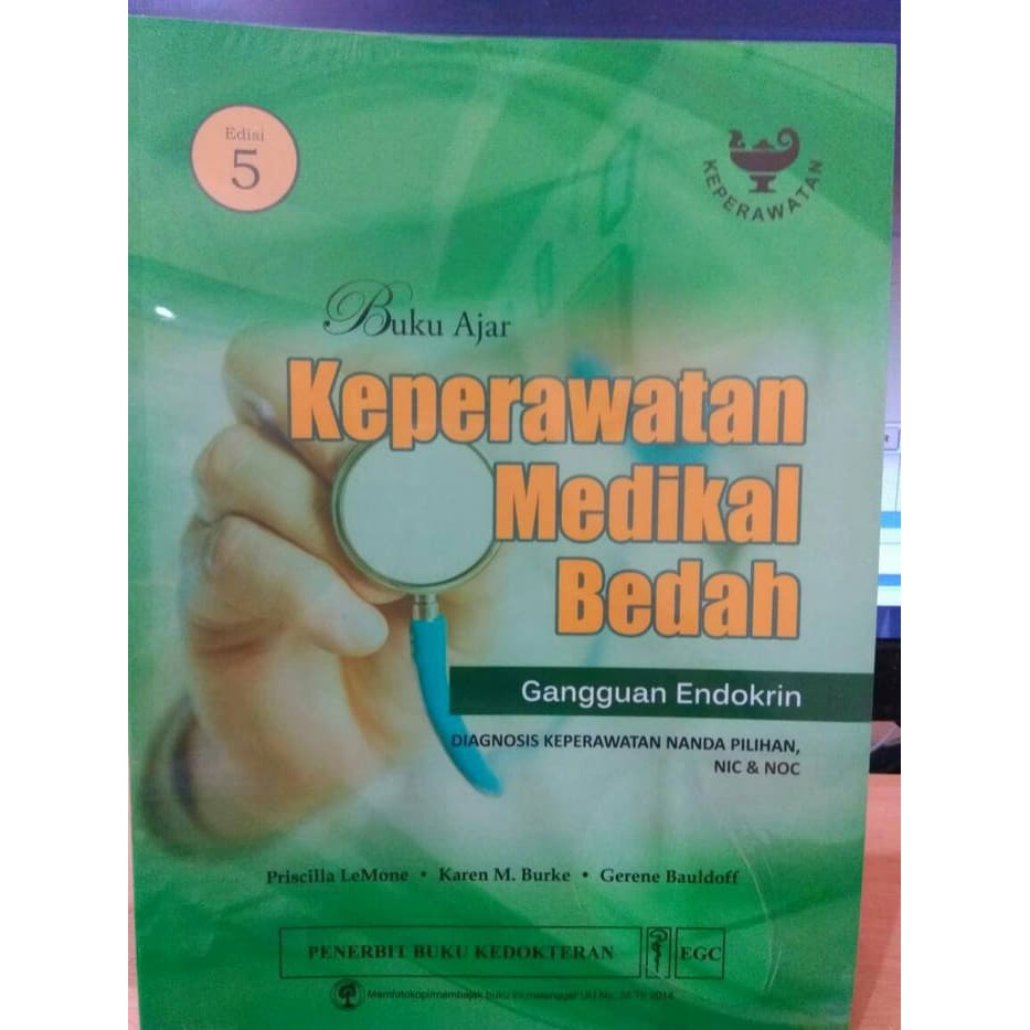 BUKU AJAR KEPERAWATAN MEDIKAL BEDAH  GANGGUAN ENDOKRIN ED.5