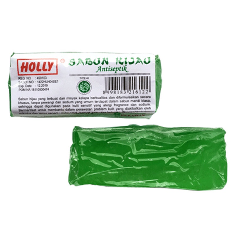 Holly Sabun Hijau 80 Gr - Sabun Gatal Gatal