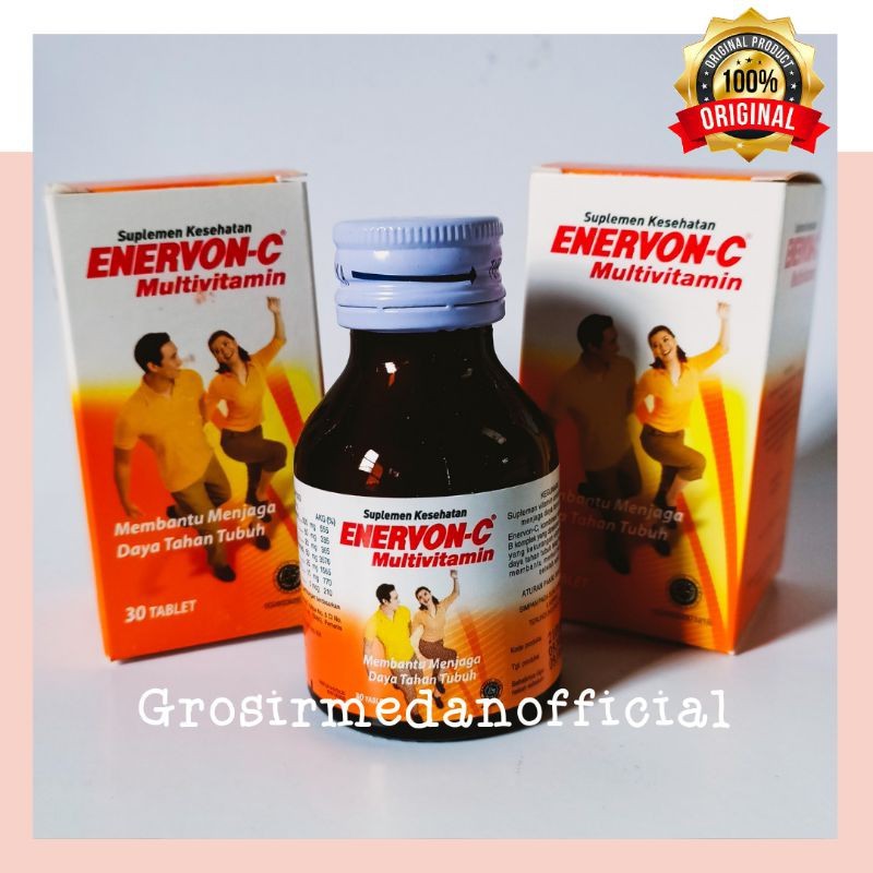 COD ENERVON C botol 30 TABLET - MENJAGA DAYA TAHAN TUBUH