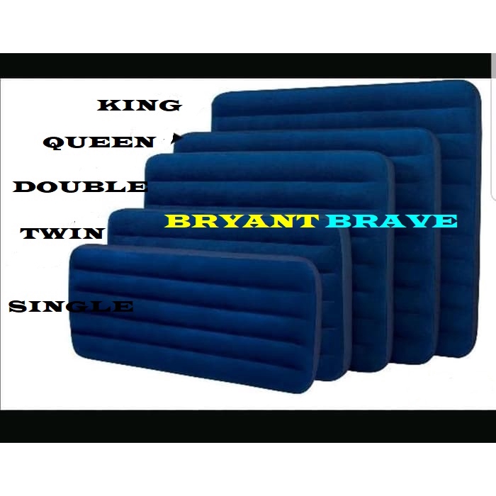 SNI Bestway 67004 Kasur Angin King Biru [203cm x 183cm] / Air Bed King Kasur angin king pompa bantal