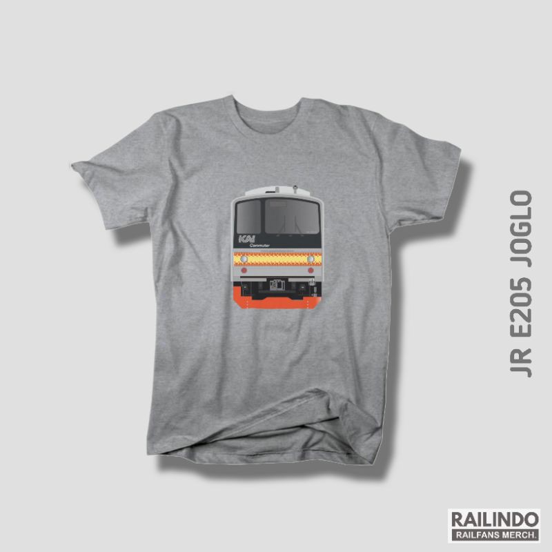 Railindo - Kaos Dewasa Kereta KRl JR205 Batik Solo-Jogja