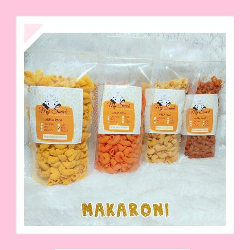 

MAKARONI 100 gram Murah /Kriuk /Enak