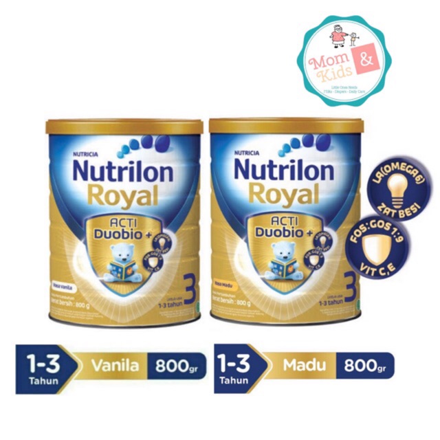 Nutrilon Royal 3 Vanila / Madu 800 gr
