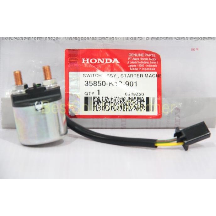 Premium BENDIK RELAY SWITCH STARTER HONDA VERZA 35850-K18-901 Kualitas Oke