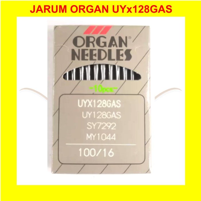 Jarum ORGAN Needle UY x 128 GAS UYx128 ORI Overdeck Overdek LEEN - UYx128 no 11