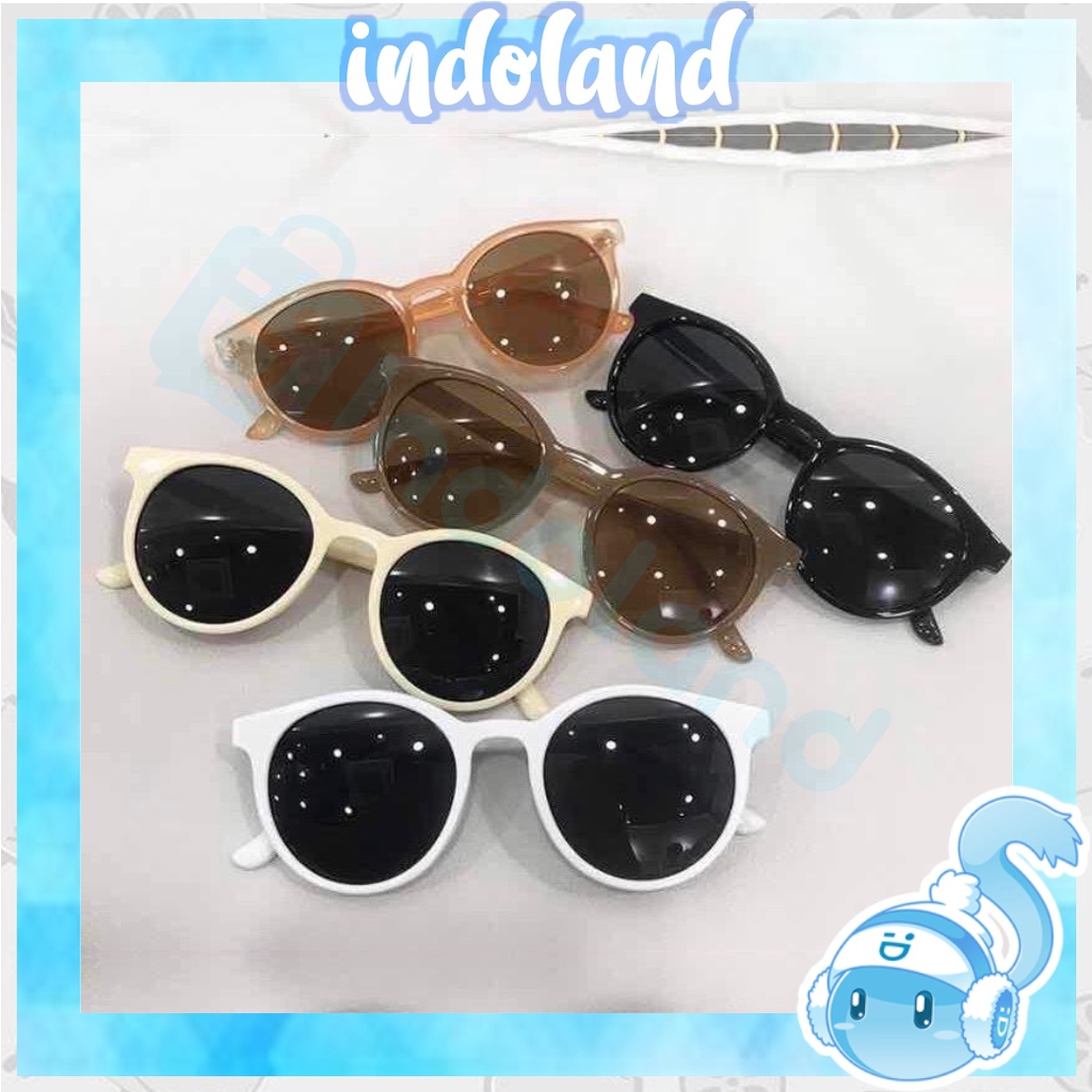 ☀INDOLAND☀ Kacamata Hitam Wanita Pria Wanita Fashion Sunglasses Eyewear Frame Import Kacamata Fashion R178