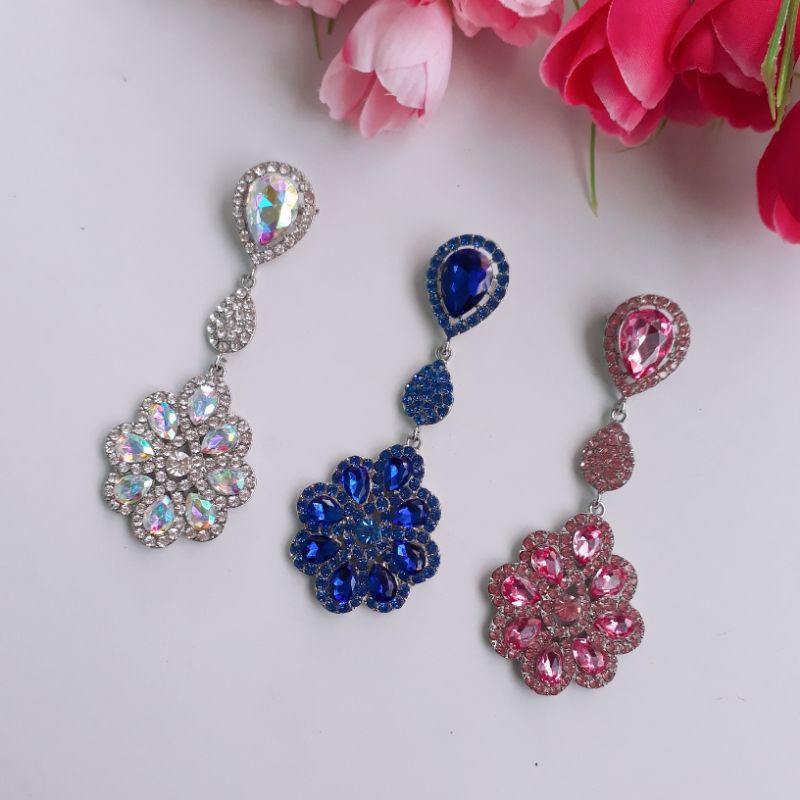 BROS DAGU JUNTAI KRISTAL BUNGA BESAR/BROS DAGU IMPORT PREMIUM