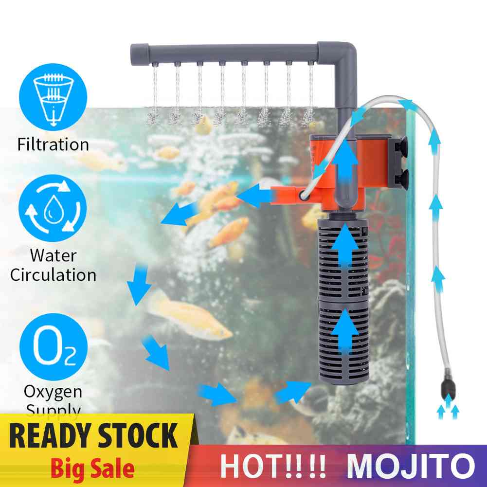 3 in 1 Pompa Air Submersible Mini 3W 5W Untuk Akuarium