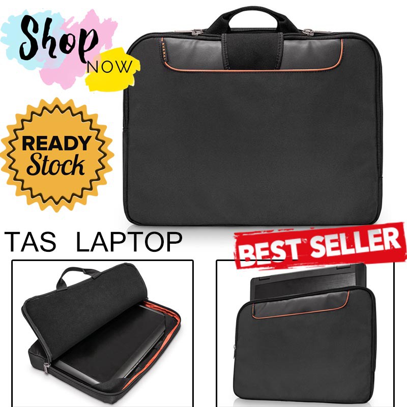 Tas Laptop Sleeve Bag with Memory Foam Everki EKF808 Commute Tempat Sarung Pelindung Laptop