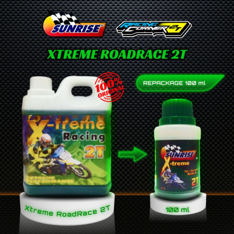 Oli Samping 2T Sunrise Racing Xtreme Road Race Minipack (100ml)