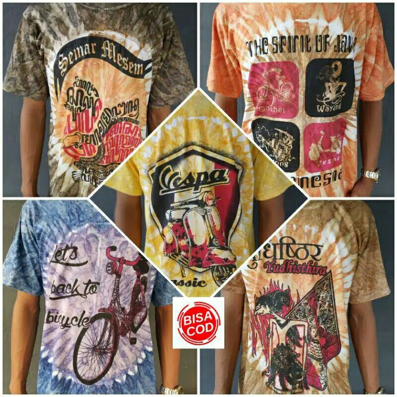 Kaos batik dewasa abstrak dewasa M , L ,XL