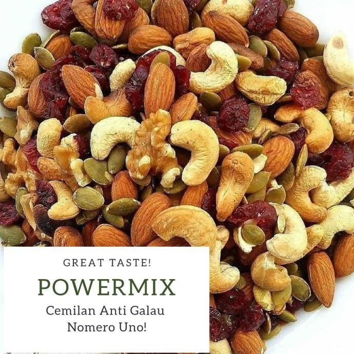 

Snack Healthy Pleasure Indonesia Powermix Best Seller 1kg Laris