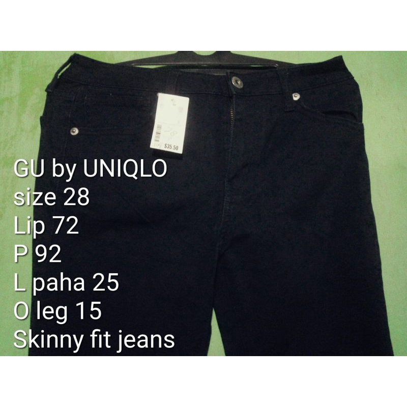 Skinny Jeans GU by Uniqlo size 28