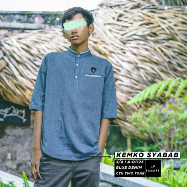 SAMASE KEMKO SYABAB BLUE DENIM - A_01123