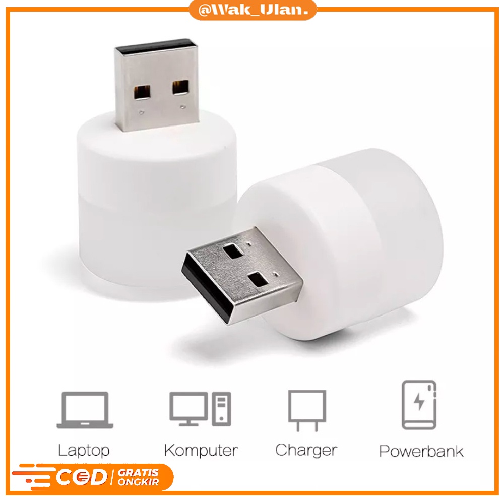 LAMPU LED BULAT USB MINI LAMPU MINI LED USB PORTABLE KECIL LAMPU BACA LAMPU TIDUR LAMPU TRAVEL MINI LIGHT USB