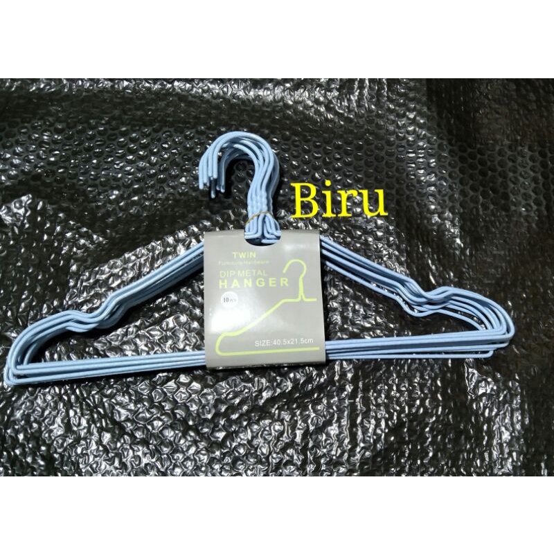 Hanger Kawat Coating Dewasa  ( 10PCS )