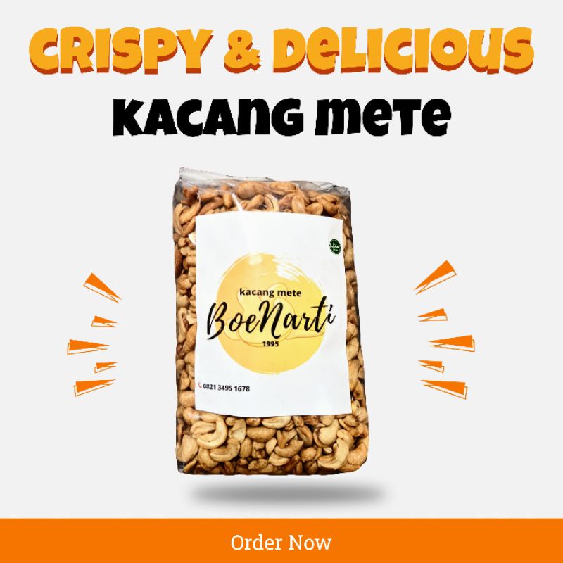 

BoeNarti Kacang Mete - Mede Wonogiri 1 Kg | MURAH | ENAK | ASLI