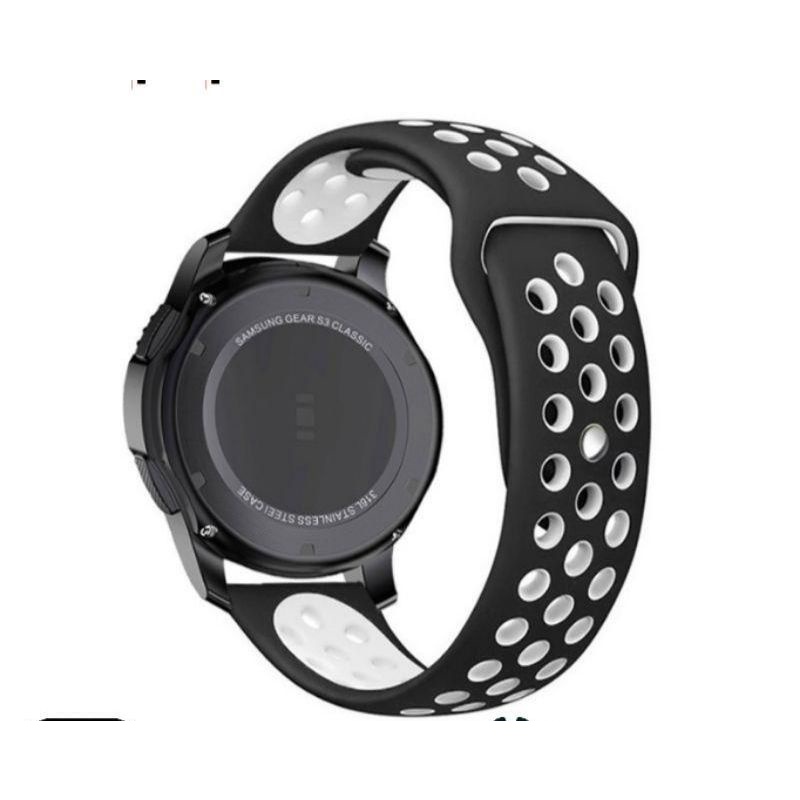 Strap Sport Samsung Galaxy Gear Watch S3 Frontier Classic S4 3 45mm 46mm Silicon Silikon - Nike Rubber