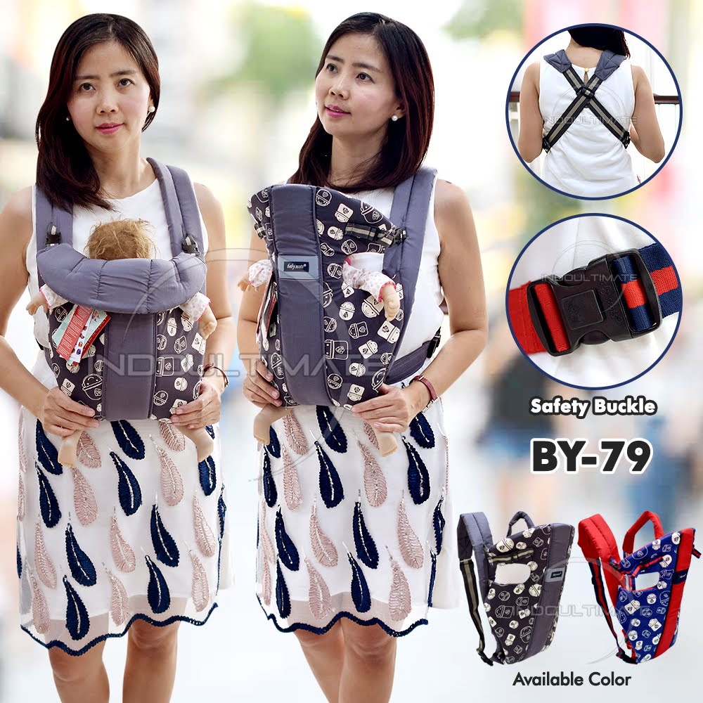 Baby Carrier Gendongan Multifungsi BABY SCOTS Gendongan Bayi Gendongan Hipseat Bayi Gendongan Depan BY-79-GB