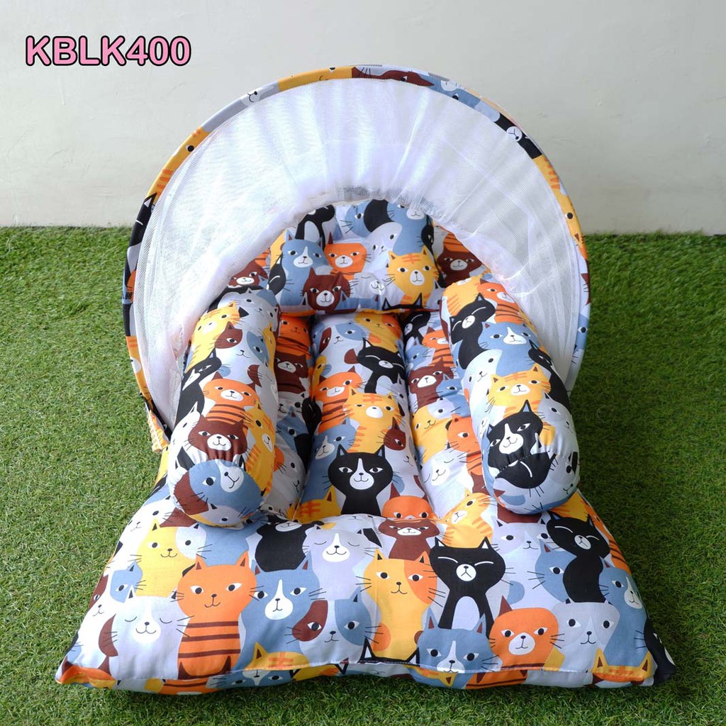 KASUR KELAMBU LEPAS BAYI / KASUR BAYI LIPAT READY STOCK TERMURAH FREE TAS KELAMBU slide untuk motif