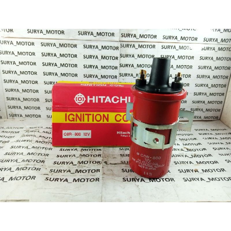 IGNITION COIL TABUNG PANJANG UNIVERSAL + RESISTOR MERK HITACHI