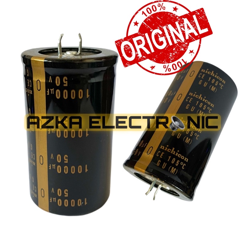 Elco Capacitor Kapasitor Nichicon 10000uF 50V Original