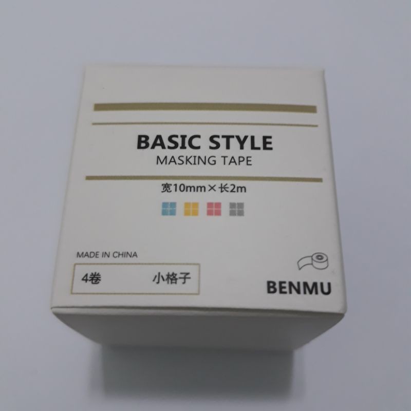 

BASIC STYLE MASKING TAPE/SMALL GRID WASHI TAPE